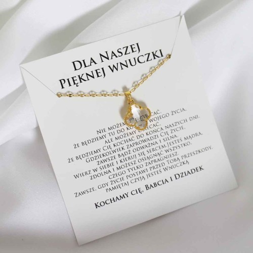dedykacja-zyczenia-dla-wnuczki-od-dziadkow-naszyjnik-zlota-koniczynka-prezent.jpg